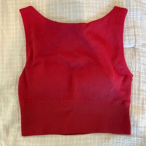 Zella high neck crop workout top